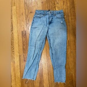 Straight leg jeans